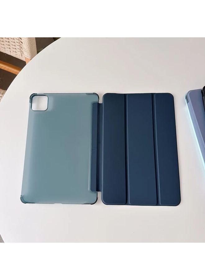 Xiaomi Pad 6 6 Pro 11 Inch 2024 Tablet Case Dark Blue Trifold Stand Sleep Wake Function - Image 5